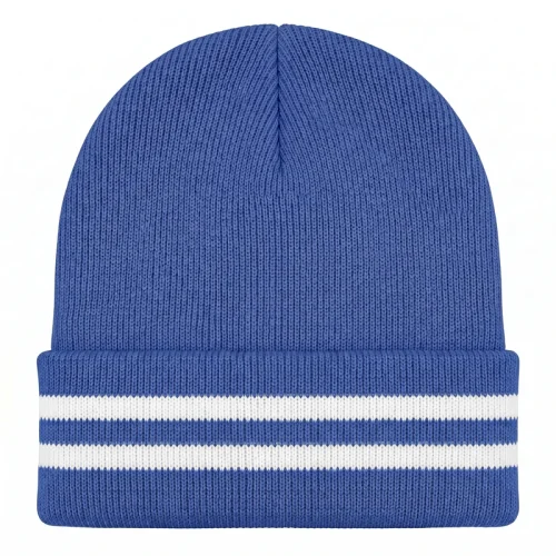 BEANIES ROYAL AND WHITE