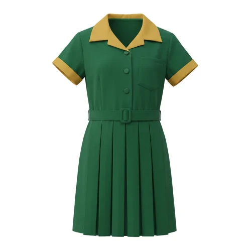 TUNICS PLEATED SLEEVELESS BOTTLE GREEN 09