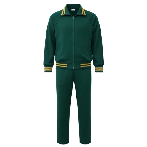 TRIACETATE TRACKSUITS GREEN AND GOLD 44