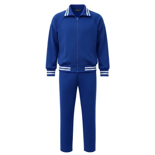 TRIACETATE TRACKSUITS ROYAL AND WHITE 44